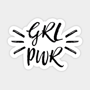 Grlpwr, Girl Power Sticker